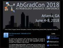 Tablet Screenshot of abgradcon.org